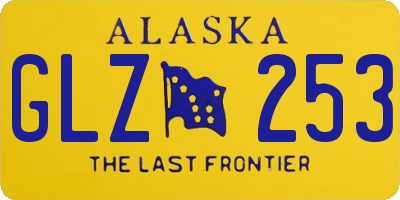 AK license plate GLZ253