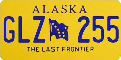 AK license plate GLZ255