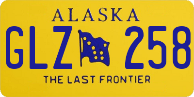 AK license plate GLZ258