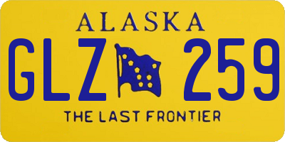 AK license plate GLZ259