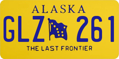AK license plate GLZ261