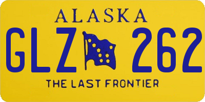 AK license plate GLZ262
