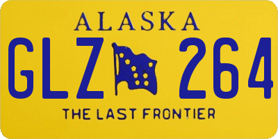 AK license plate GLZ264