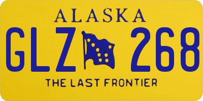 AK license plate GLZ268