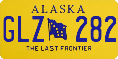 AK license plate GLZ282