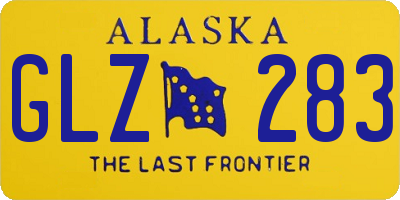 AK license plate GLZ283