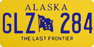 AK license plate GLZ284