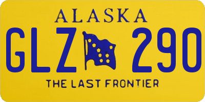 AK license plate GLZ290
