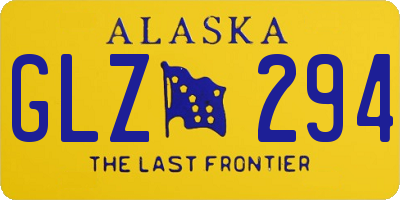 AK license plate GLZ294