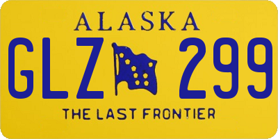 AK license plate GLZ299