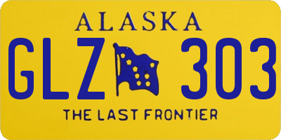 AK license plate GLZ303