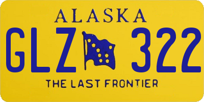 AK license plate GLZ322