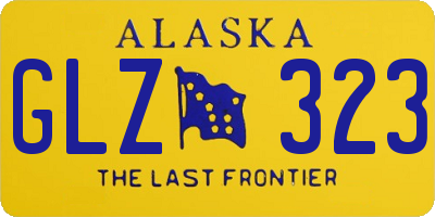 AK license plate GLZ323