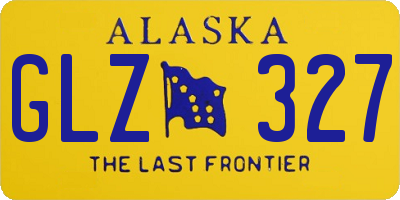 AK license plate GLZ327