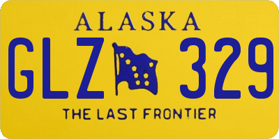 AK license plate GLZ329