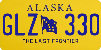 AK license plate GLZ330
