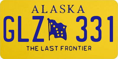 AK license plate GLZ331