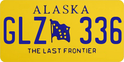 AK license plate GLZ336