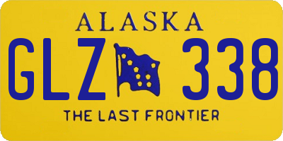 AK license plate GLZ338