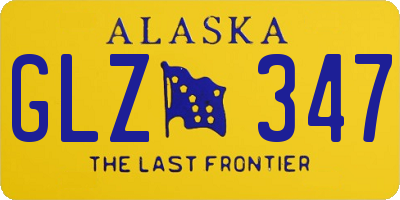 AK license plate GLZ347