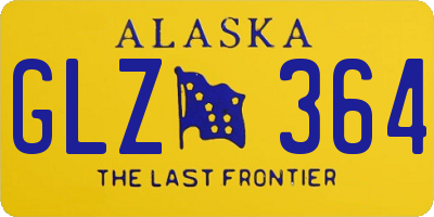 AK license plate GLZ364