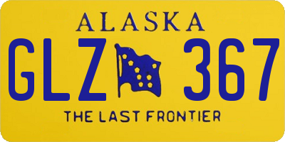 AK license plate GLZ367