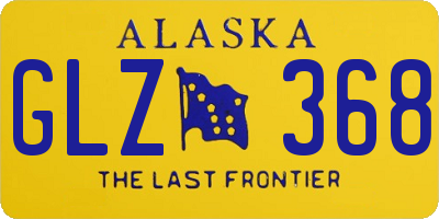 AK license plate GLZ368