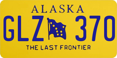 AK license plate GLZ370