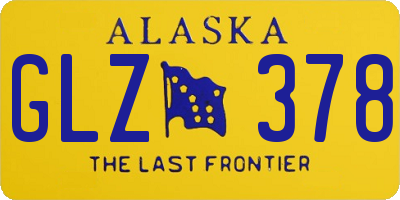AK license plate GLZ378