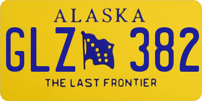 AK license plate GLZ382