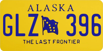 AK license plate GLZ396