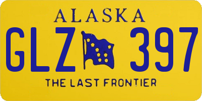AK license plate GLZ397