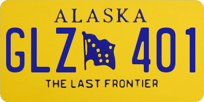 AK license plate GLZ401