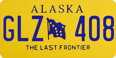 AK license plate GLZ408
