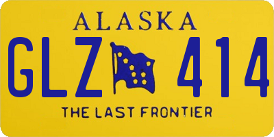 AK license plate GLZ414