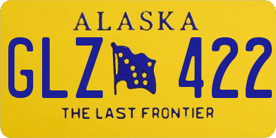 AK license plate GLZ422