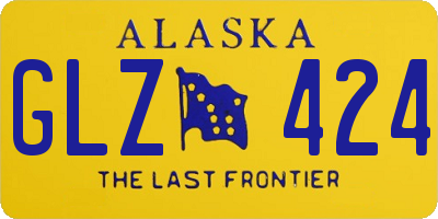 AK license plate GLZ424