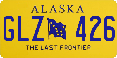 AK license plate GLZ426