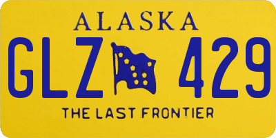 AK license plate GLZ429