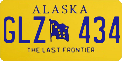 AK license plate GLZ434