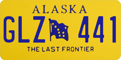 AK license plate GLZ441