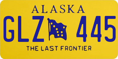 AK license plate GLZ445