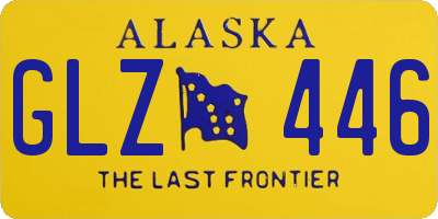 AK license plate GLZ446