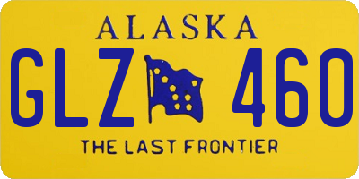 AK license plate GLZ460