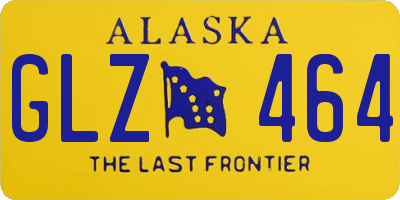 AK license plate GLZ464