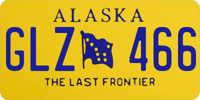AK license plate GLZ466
