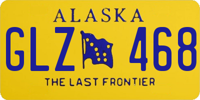 AK license plate GLZ468