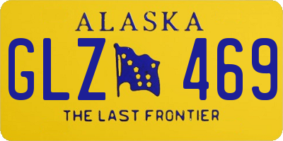 AK license plate GLZ469