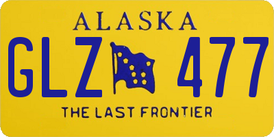 AK license plate GLZ477