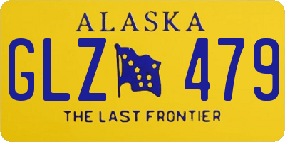 AK license plate GLZ479